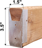 Zaunklemmenhalteraufhänger für Holzschiene