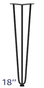 Schwere Haarnadel M&ouml;bel Beine