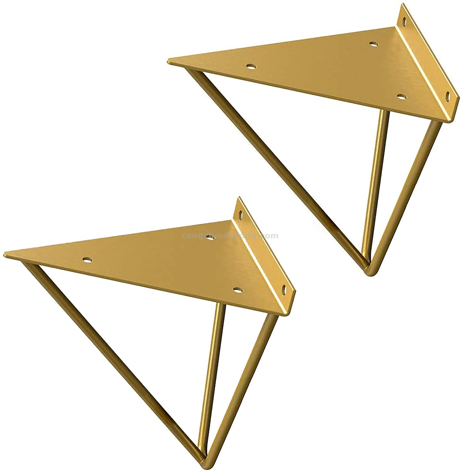 Haarnadelregalklammern Metallregalstütze Wandmontierte Regal-Halterung-Dreieck-Floating-Regale