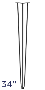 Schwere Haarnadel M&ouml;bel Beine